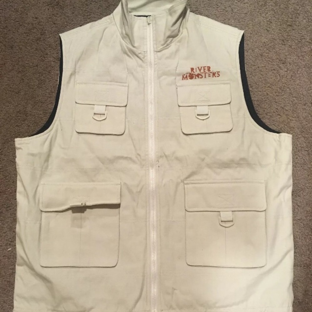 River Monsters Fisherman’s Vest Animal Planet-LG